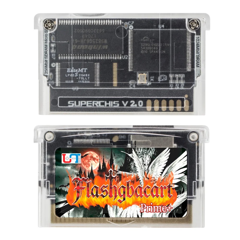 Gaming Console Gta - SuperChis Prime+ FLASHGBACART V2.0 Superchis GBA