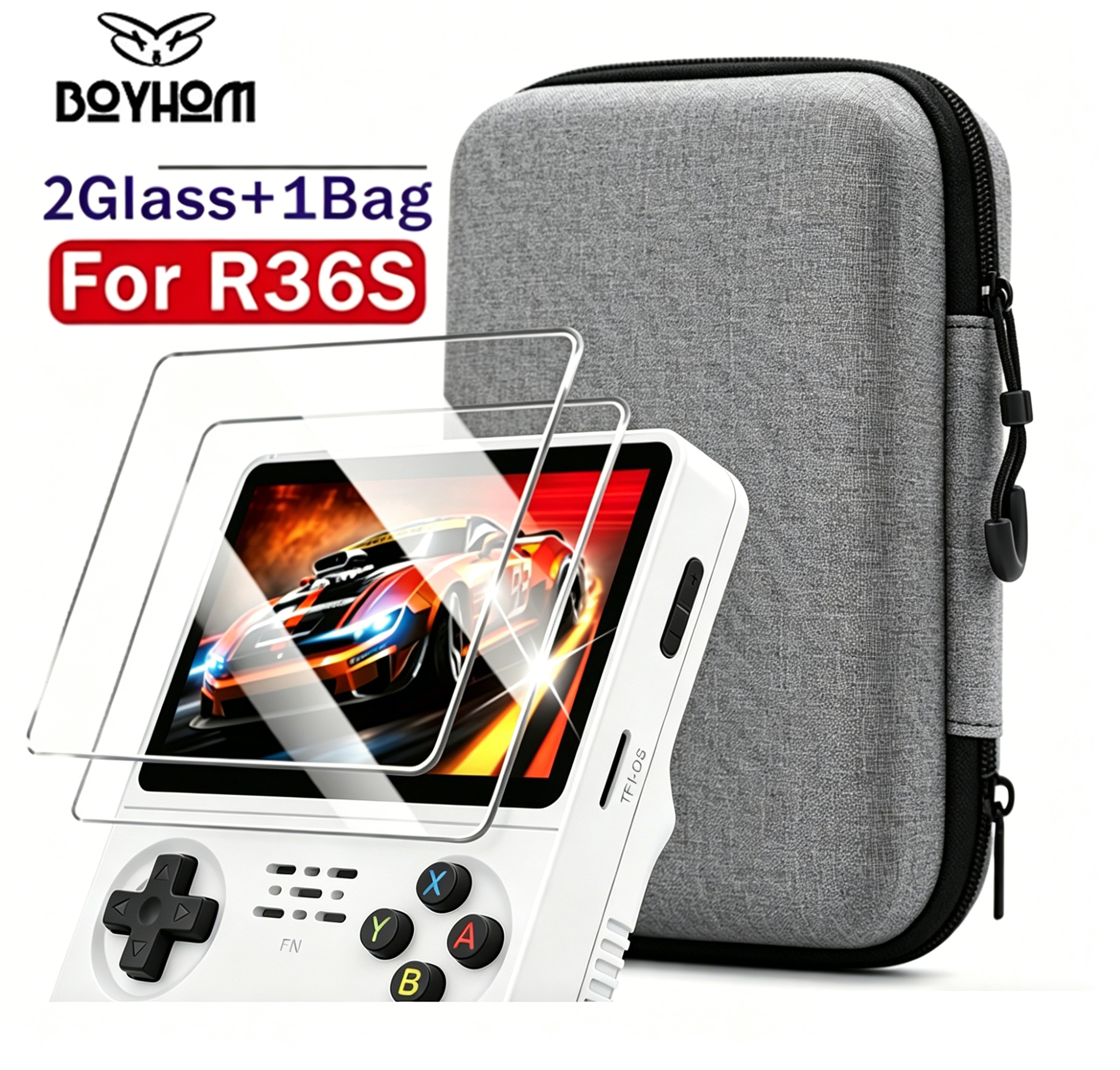 Gaming Console R36S - BOYHOM Official R36S Tempered Glass Screen