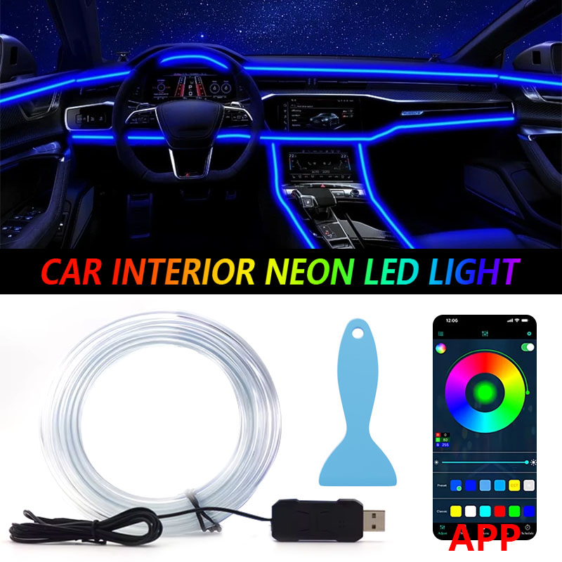 Led Gaming Light Strip - Car RGB Ambient LED Light Strip