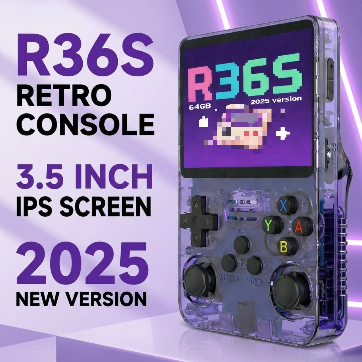 Gaming Console R36S - R36S Retro Games Console 3.5-Inch IPS