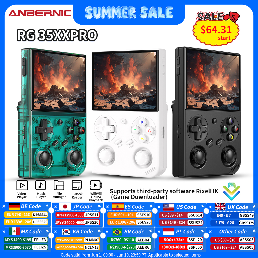 Gaming Console In Chinese - Anbernic RG 35XXPro Retro Handheld Game