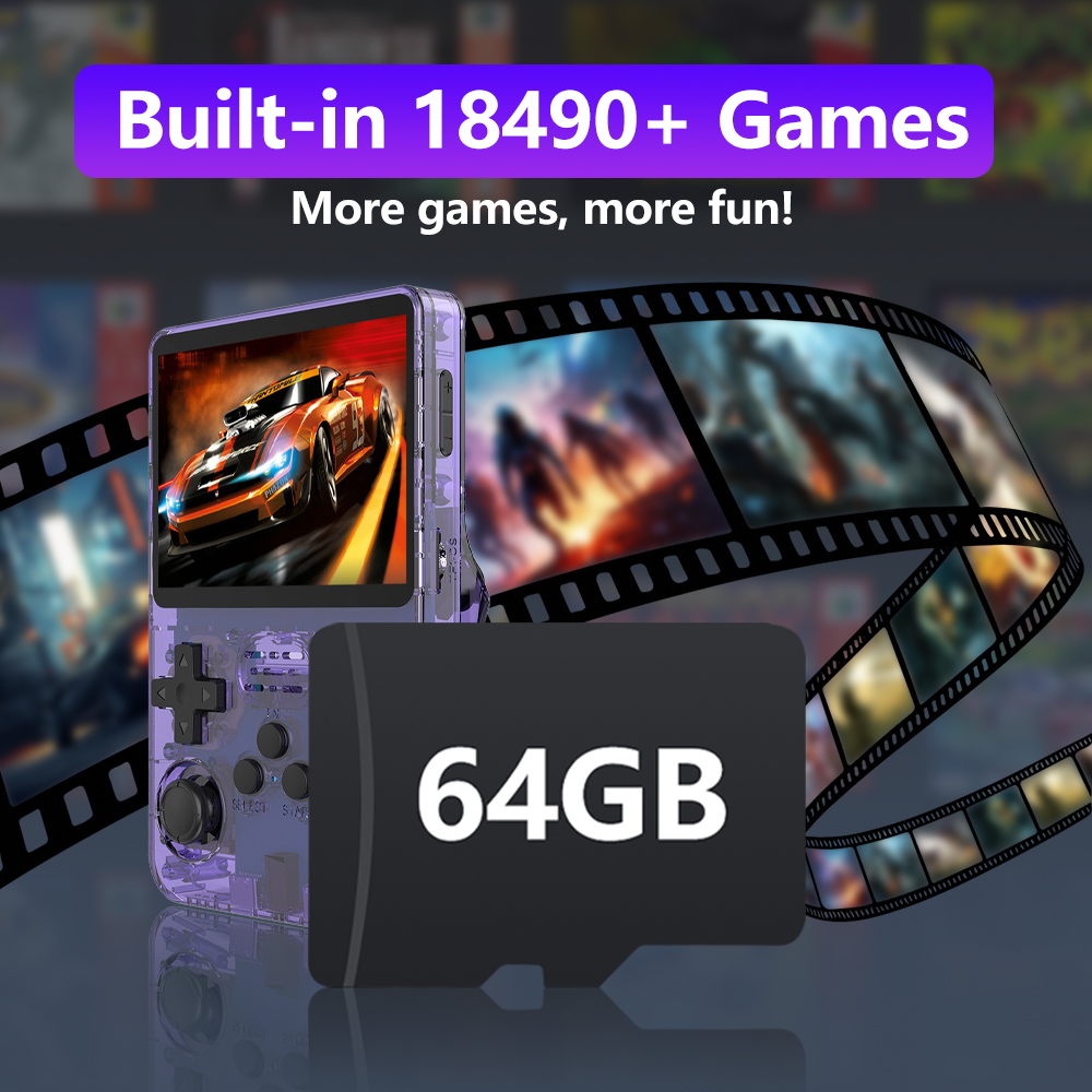 64GB Game Card for R36S Retro  - огляд і ціна Gaming Console R36S