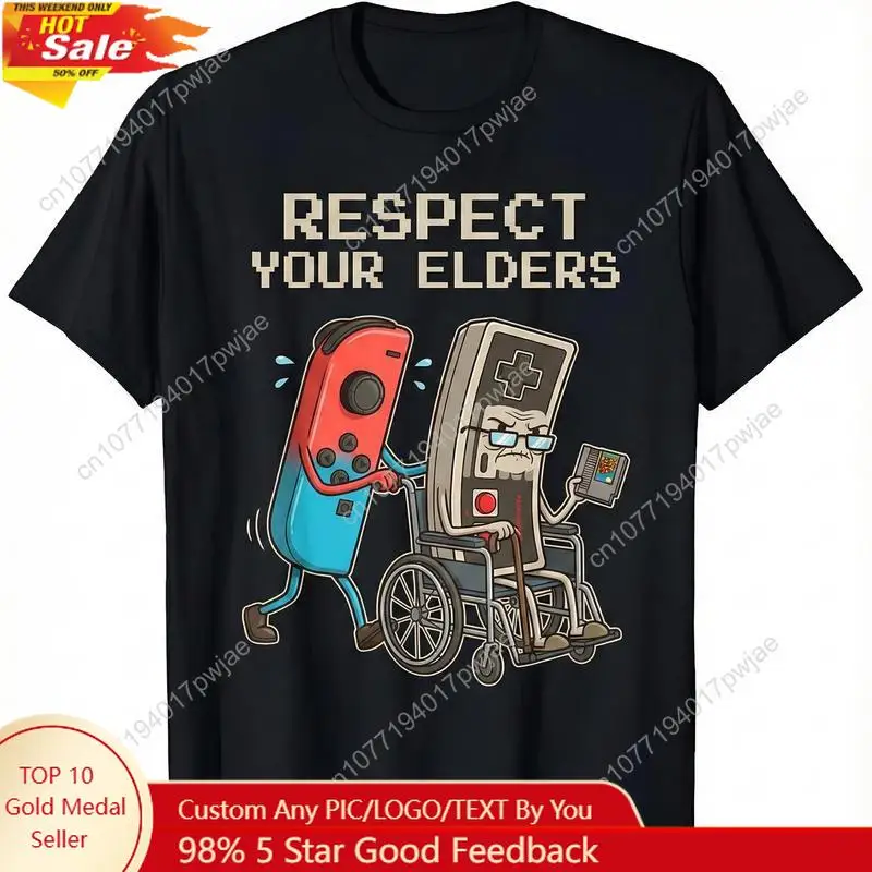 Funny Retro Gamer Graphic T-Sh - огляд і ціна Gaming Consoles