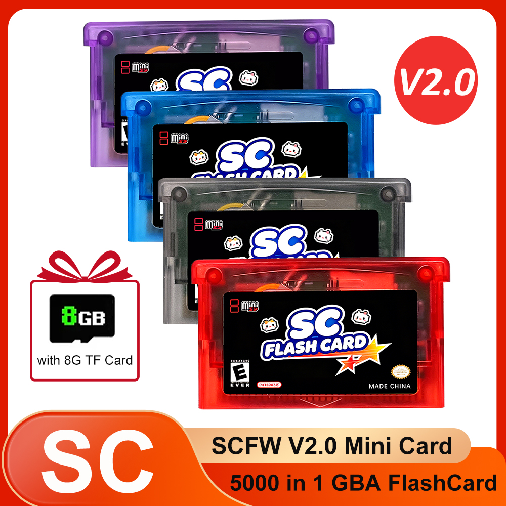 New 5000 in 1 GBA FlashCard Mi - огляд і ціна Gaming Console Nintendo