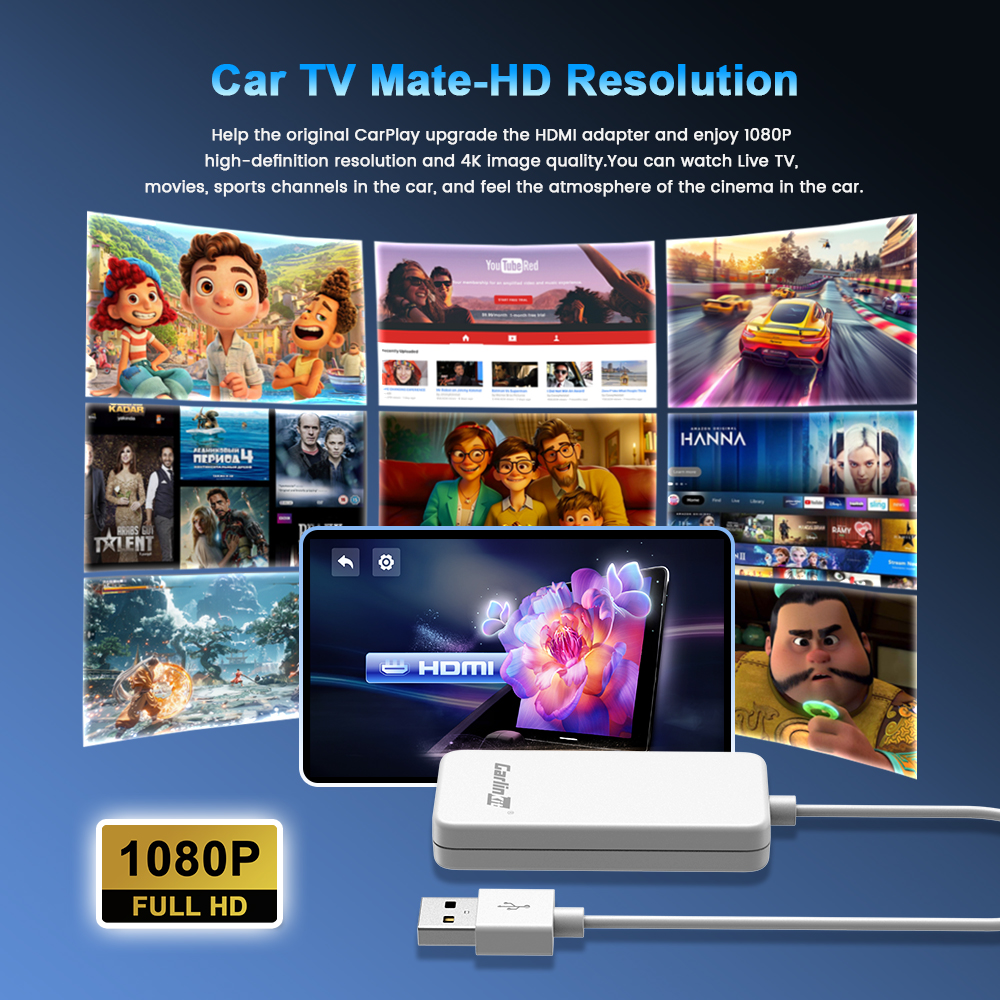 CarlinKit Car TV Mate Adapter  - огляд і ціна Gaming Console Youtube