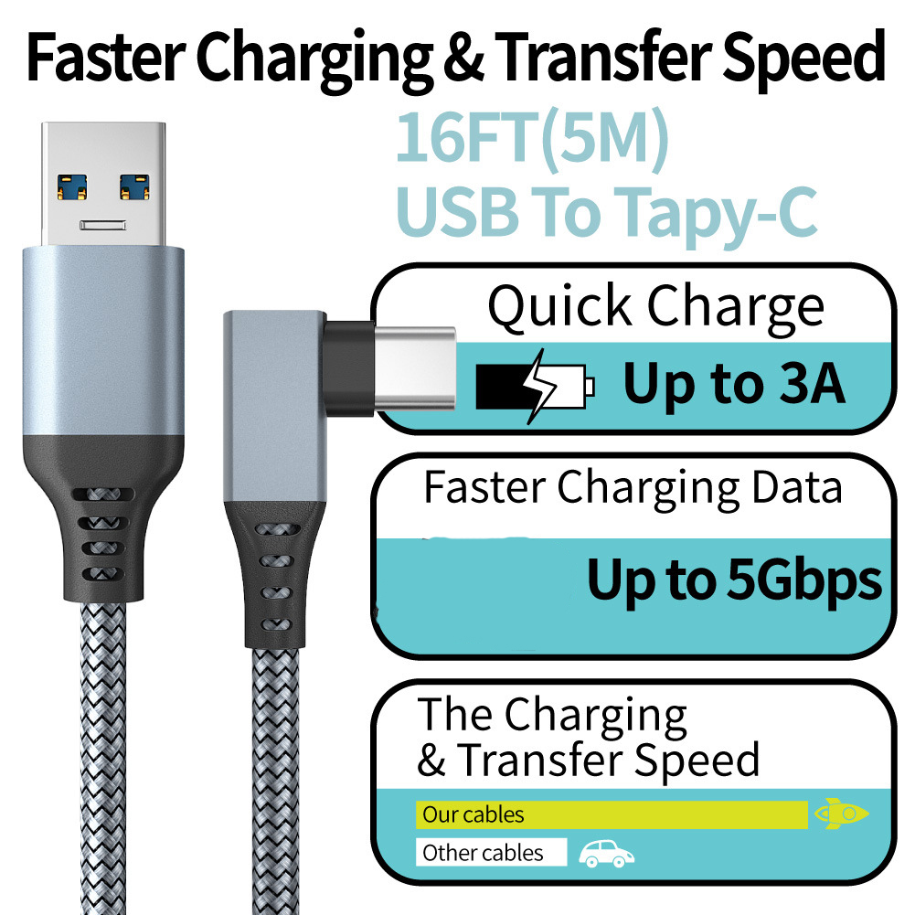 Link Cable 3 6 5M USB A To Typ - огляд і ціна Gaming Console Vr