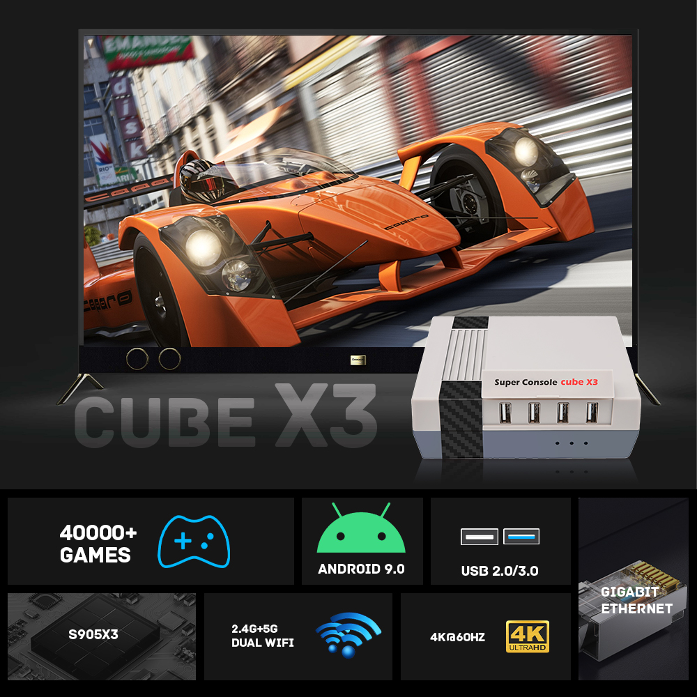 KINHANK Super Console Cube X3  - огляд і ціна Gaming Console Youtube