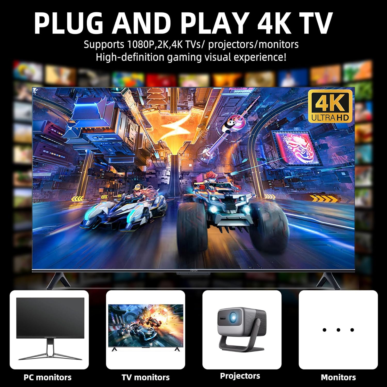 2026 Retro Gaming Console, 4K  - огляд і ціна Gaming Console In Chinese