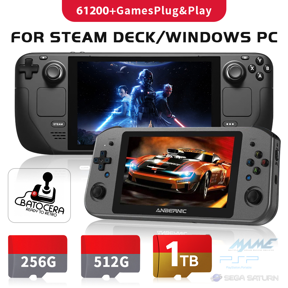 1TB Latest Batocera 39 OS TF G - огляд і ціна Laptop Gaming Console