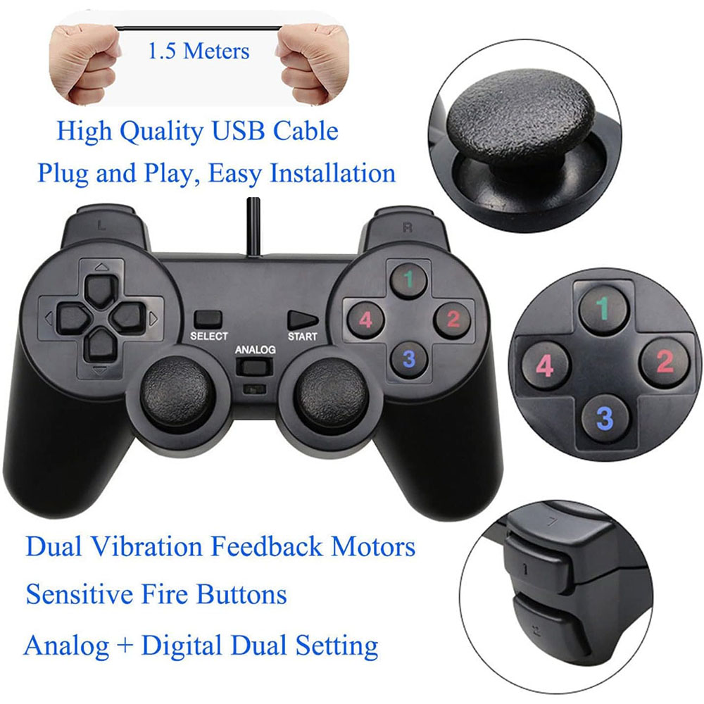 USB Wired Controller for WinXP - огляд і ціна Laptop Gaming Console