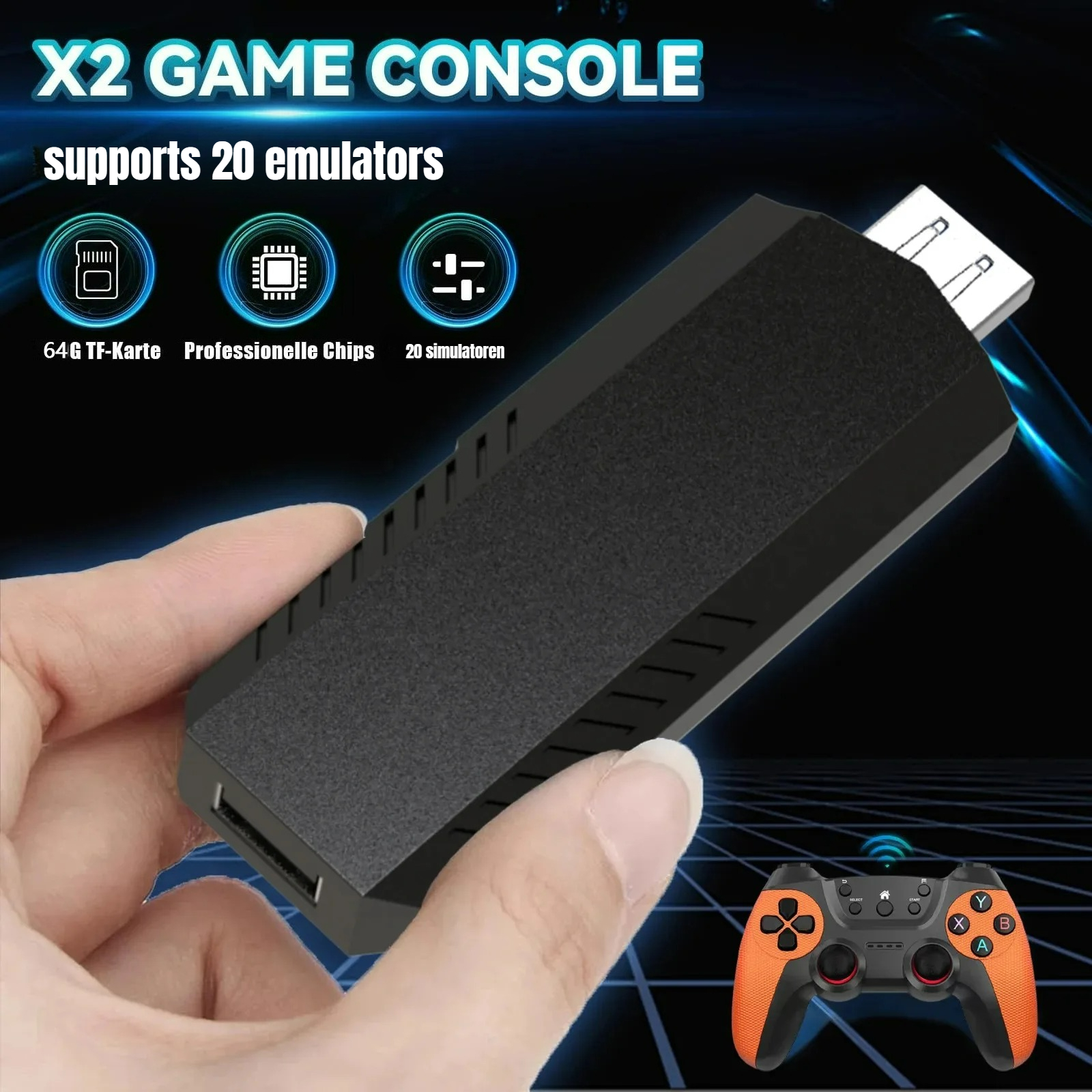 X2 Ultra Pro  Game Stick 4K HD - огляд і ціна Gaming Console X2