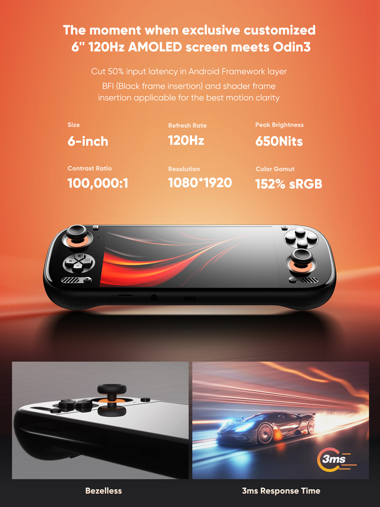 AYN Odin 3 Android Handheld 6' - огляд і ціна Gaming Console Sale