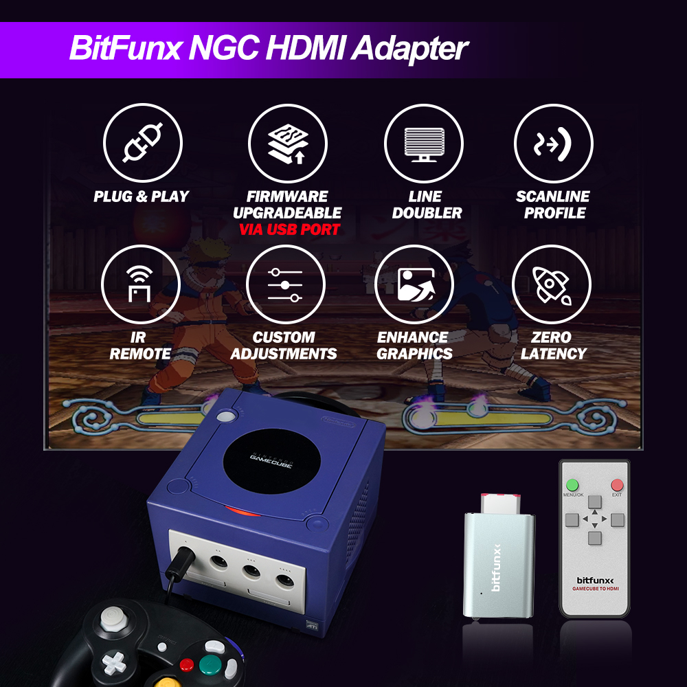 Bitfunx GC Video HDMI™ Adapter - огляд і ціна Gaming Console Nintendo