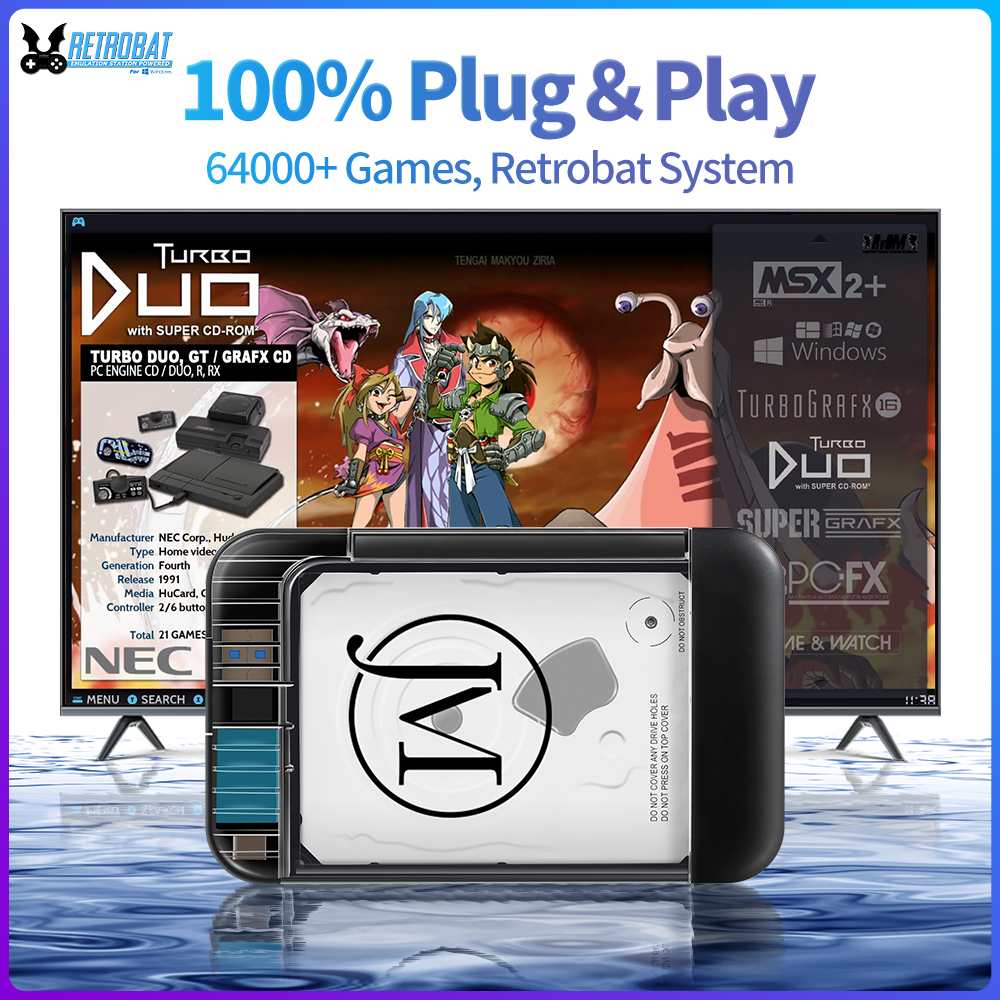 RETROBAT Portable 500G Gaming  - огляд і ціна Gaming Console In Chinese