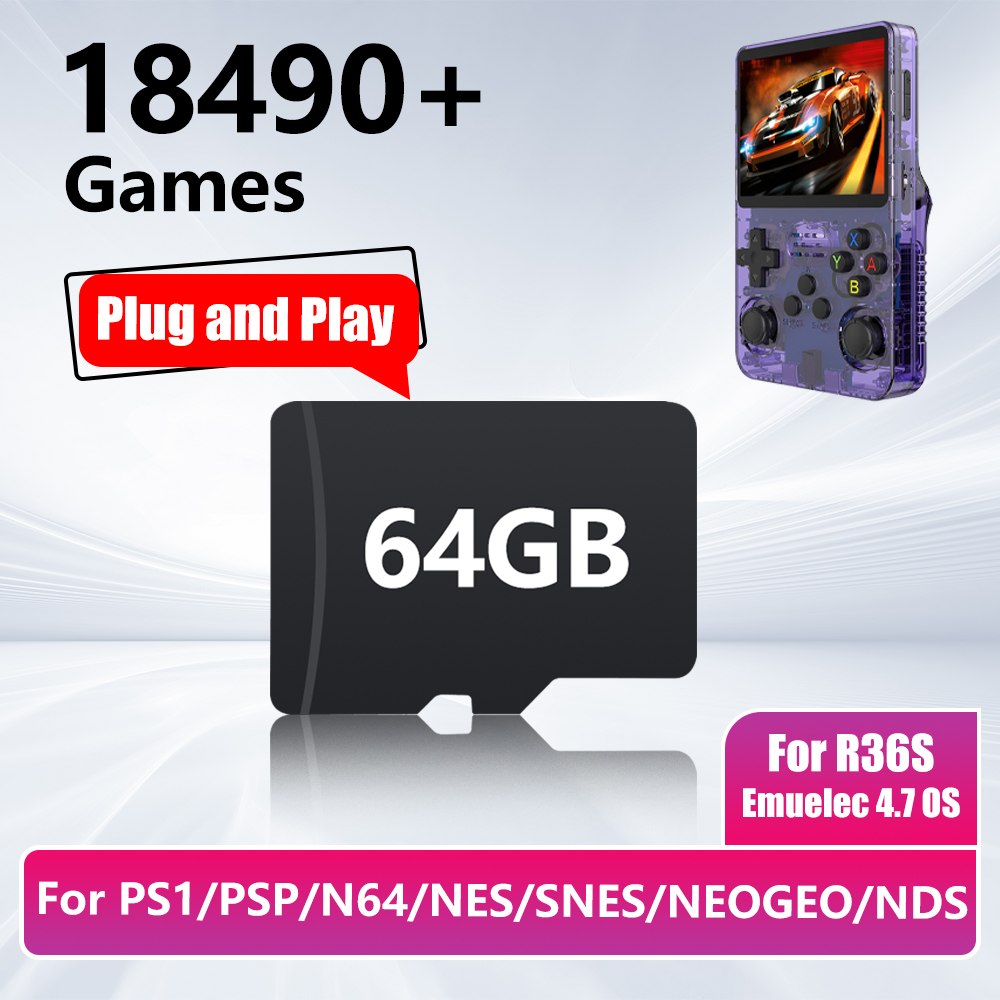 64GB Game Card for R36S Game C - огляд і ціна Gaming Console R36S