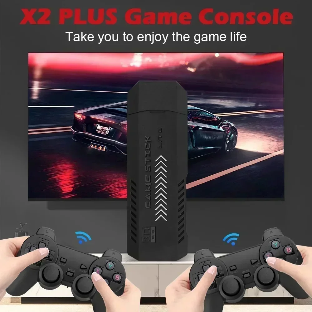 X2 Plus Game Stick 4K HD 2.4G  - огляд і ціна Gaming Console X2