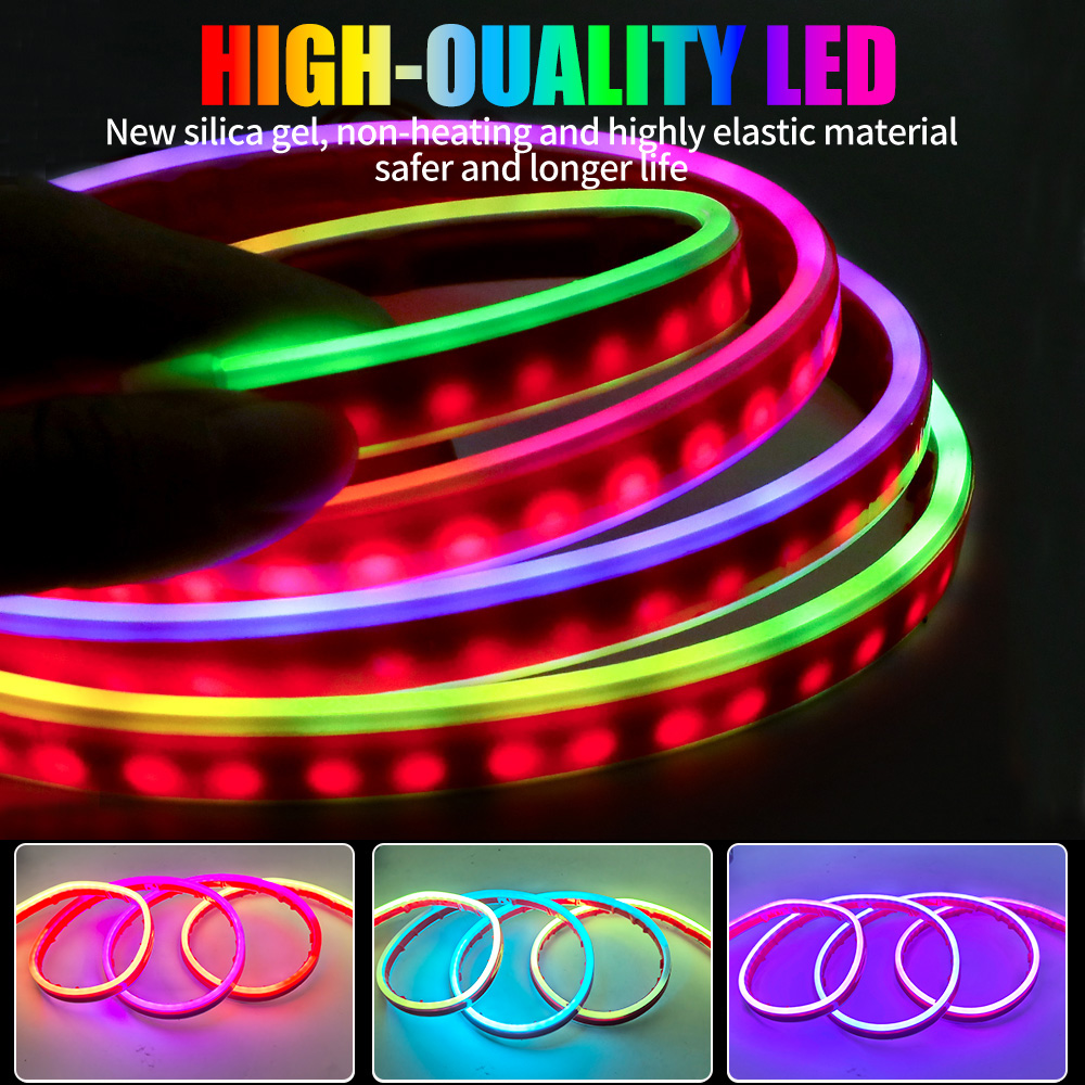 RGB Dynamic Scan Start Up DRL  - огляд і ціна Led Gaming Light Strip