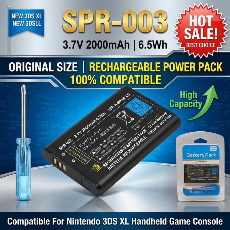 3.7V 2000mAh SPR-003 Replaceme - огляд і ціна Gaming Console All