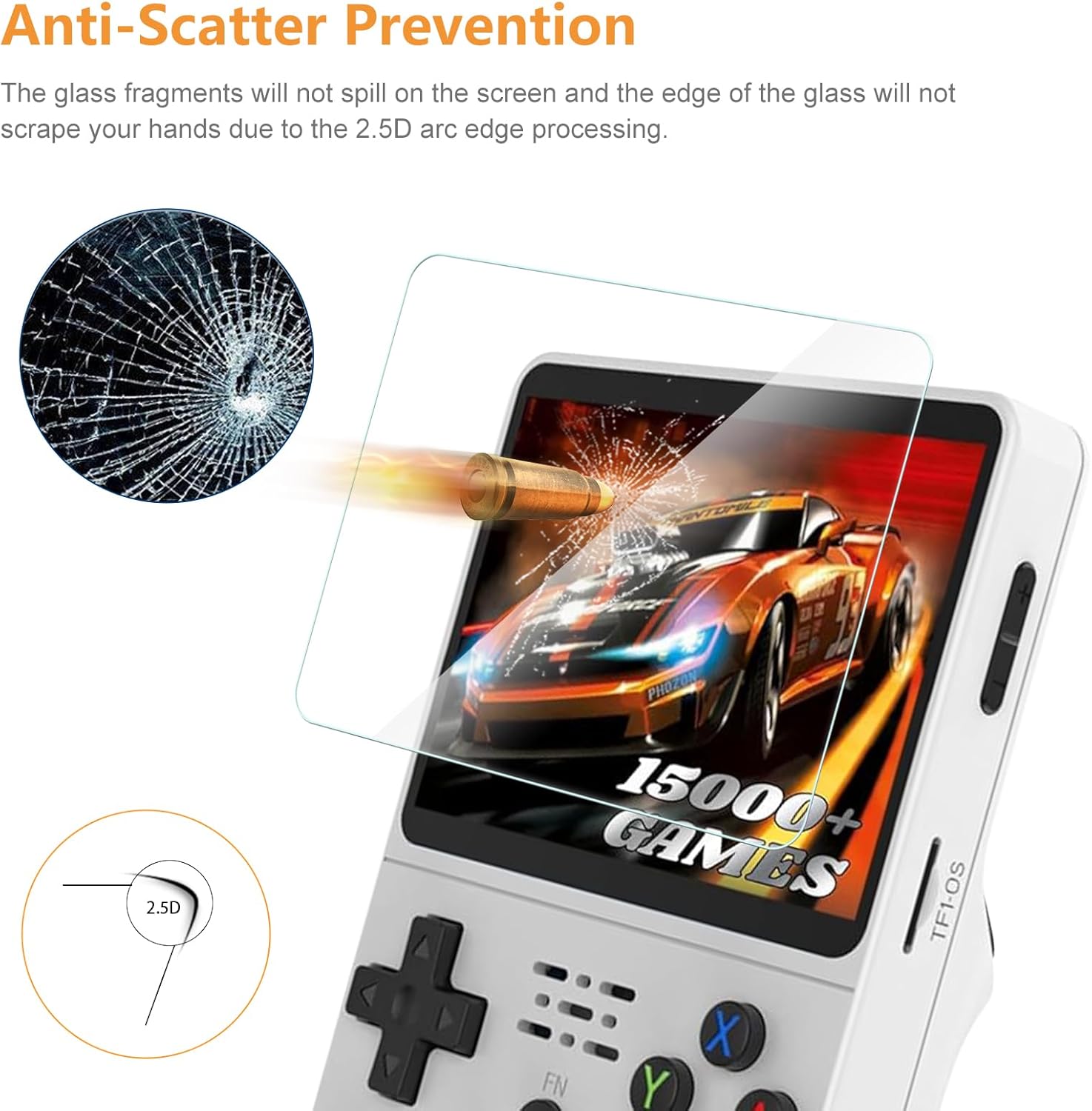 4 IN 1 Case+Glass for R36S Gam - огляд і ціна Gaming Console R36S
