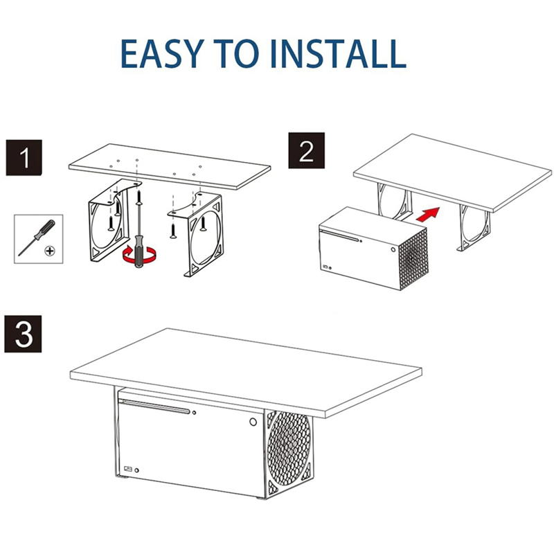 B47C Under Desk Holder For  Se - огляд і ціна Gaming Console All