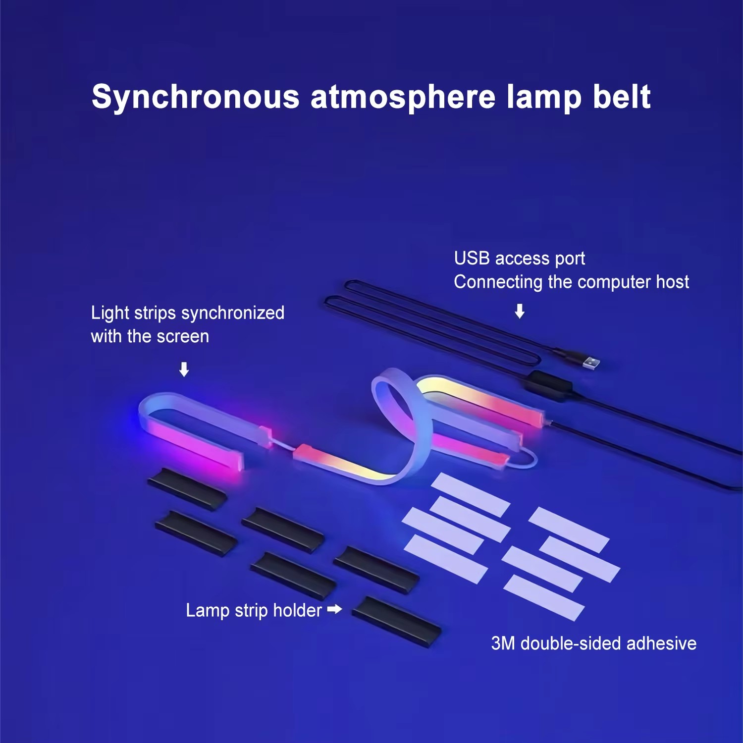 RGB Gaming Lights Strip Monito - огляд і ціна Led Gaming Light Strip