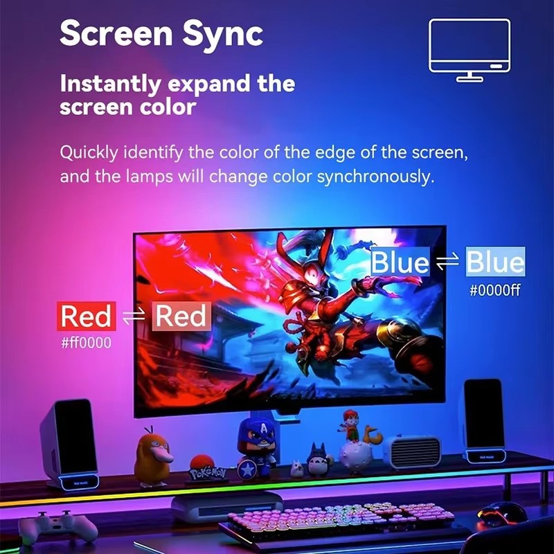 RGB Gaming Lights Strip Monito - огляд і ціна Led Gaming Light Strip