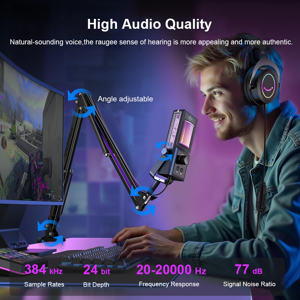 USB Gaming Microphone with Arm - огляд і ціна Gaming Console Youtube