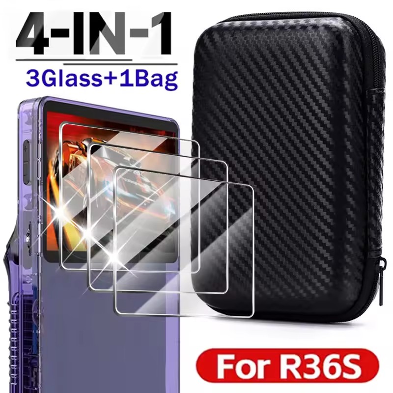 4 IN 1 Storage Case Game Conso - огляд і ціна Gaming Console R36S