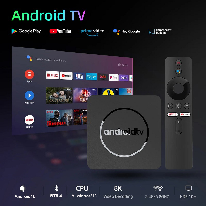 Smart TV Box 4K Android 16 HD  - огляд і ціна Gaming Console Youtube