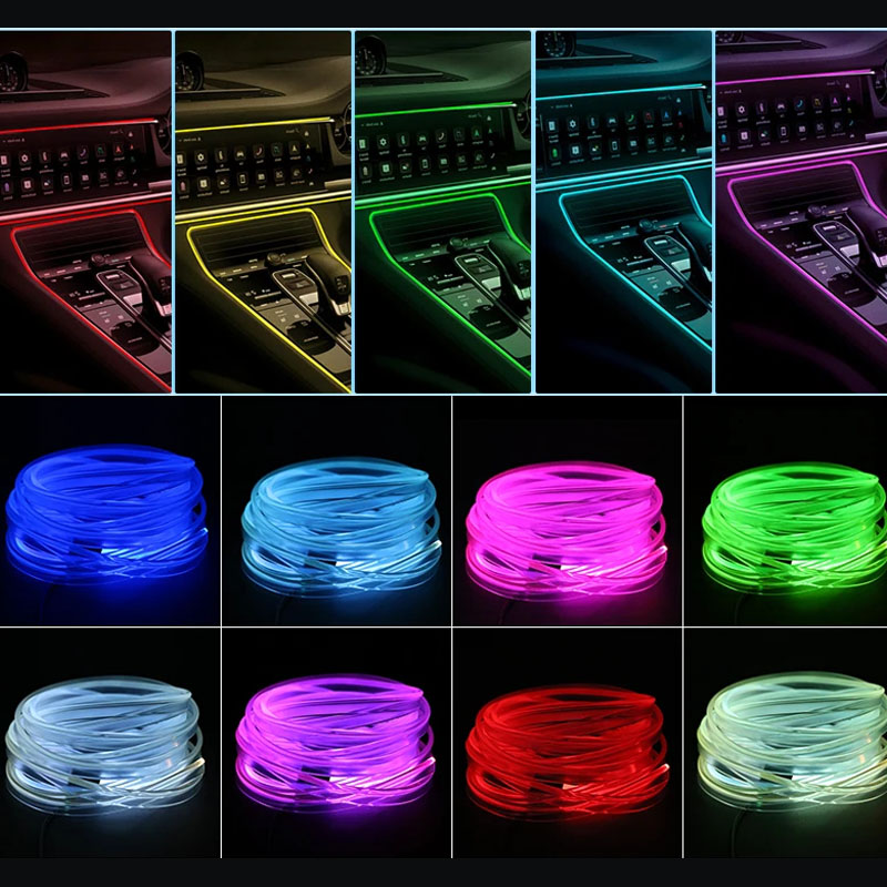 Car RGB Ambient LED Light Stri - огляд і ціна Led Gaming Light Strip
