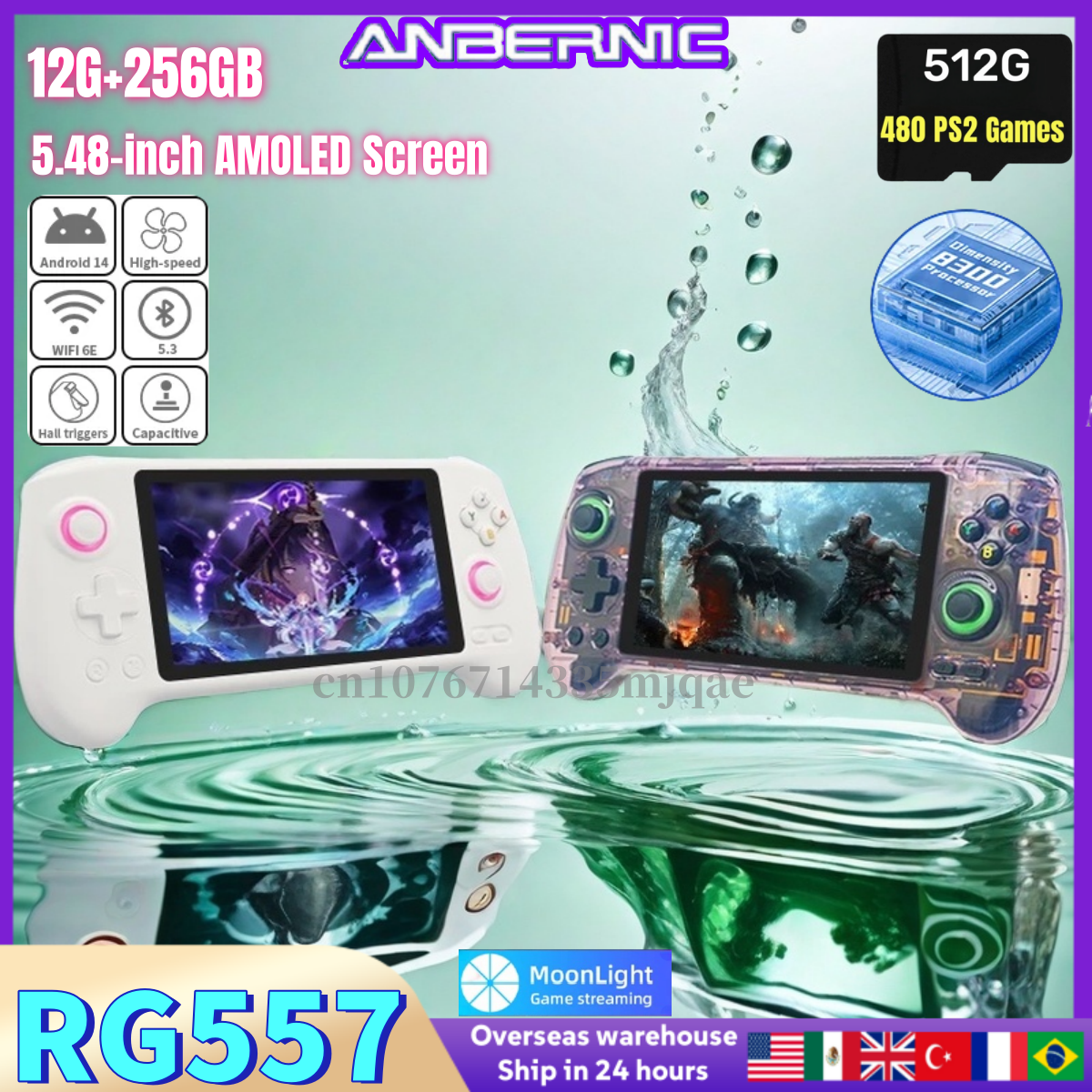 ANBERNIC RG557 Handheld Game C - огляд і ціна Gaming Console Gta