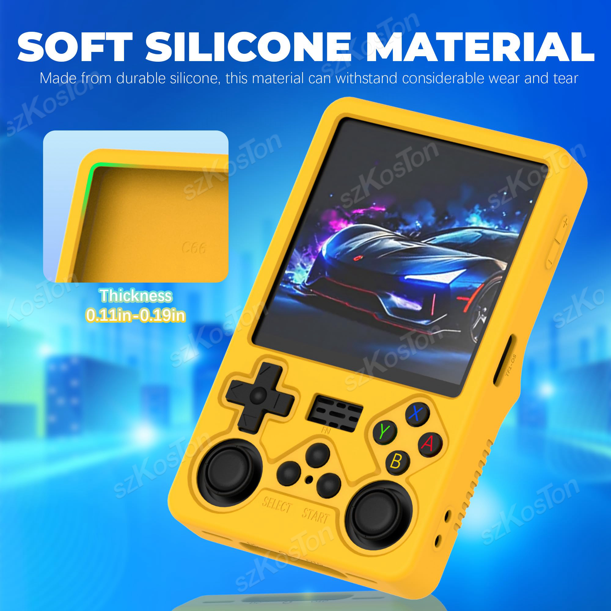 Silicone Protective Cover For  - огляд і ціна Gaming Console R36S