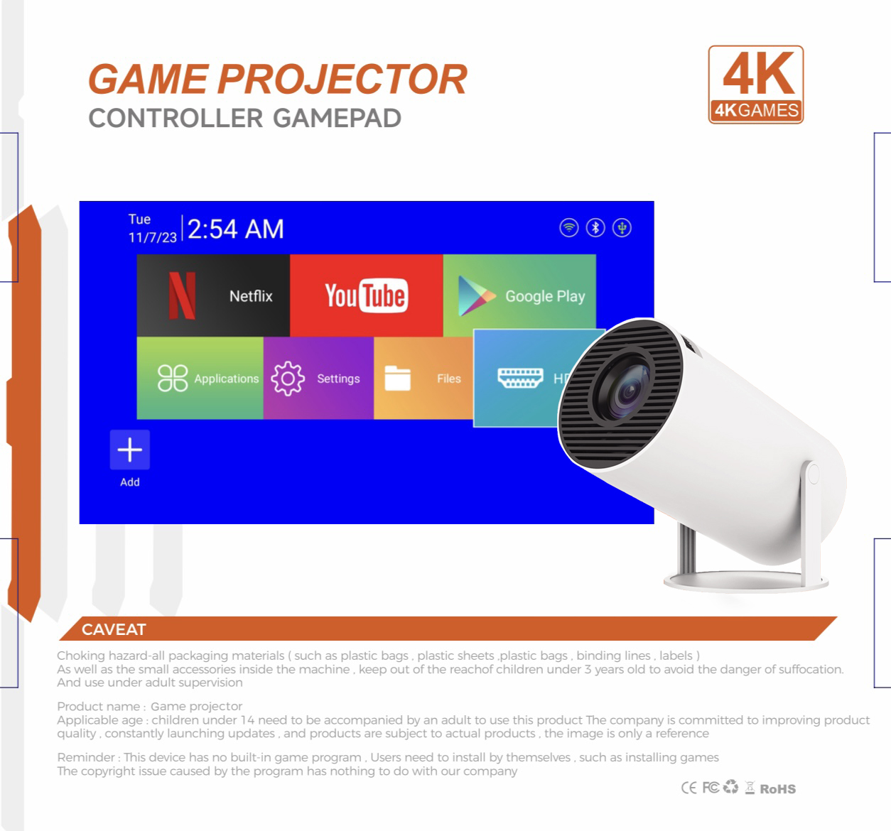 3D Game Projector 2 in 1 F300  - огляд і ціна Gaming Console Youtube