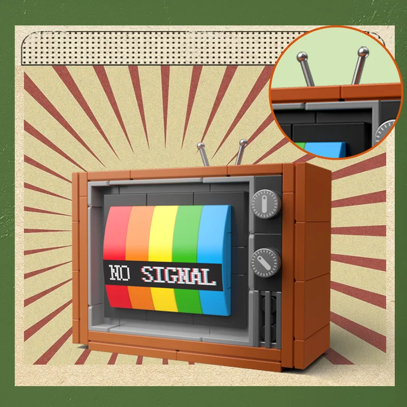 Retro DIY Building Blocks TV R - огляд і ціна Gaming Consoles