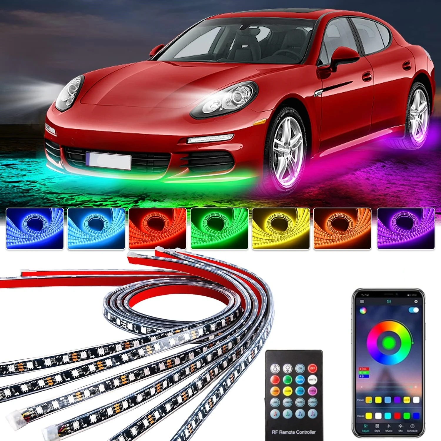 Car Underglow Neon Light Flexi - огляд і ціна Led Gaming Light Strip