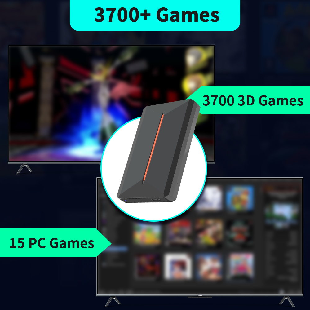 Launchbox OS 500GB Portable Ga - огляд і ціна Gaming Console In Chinese