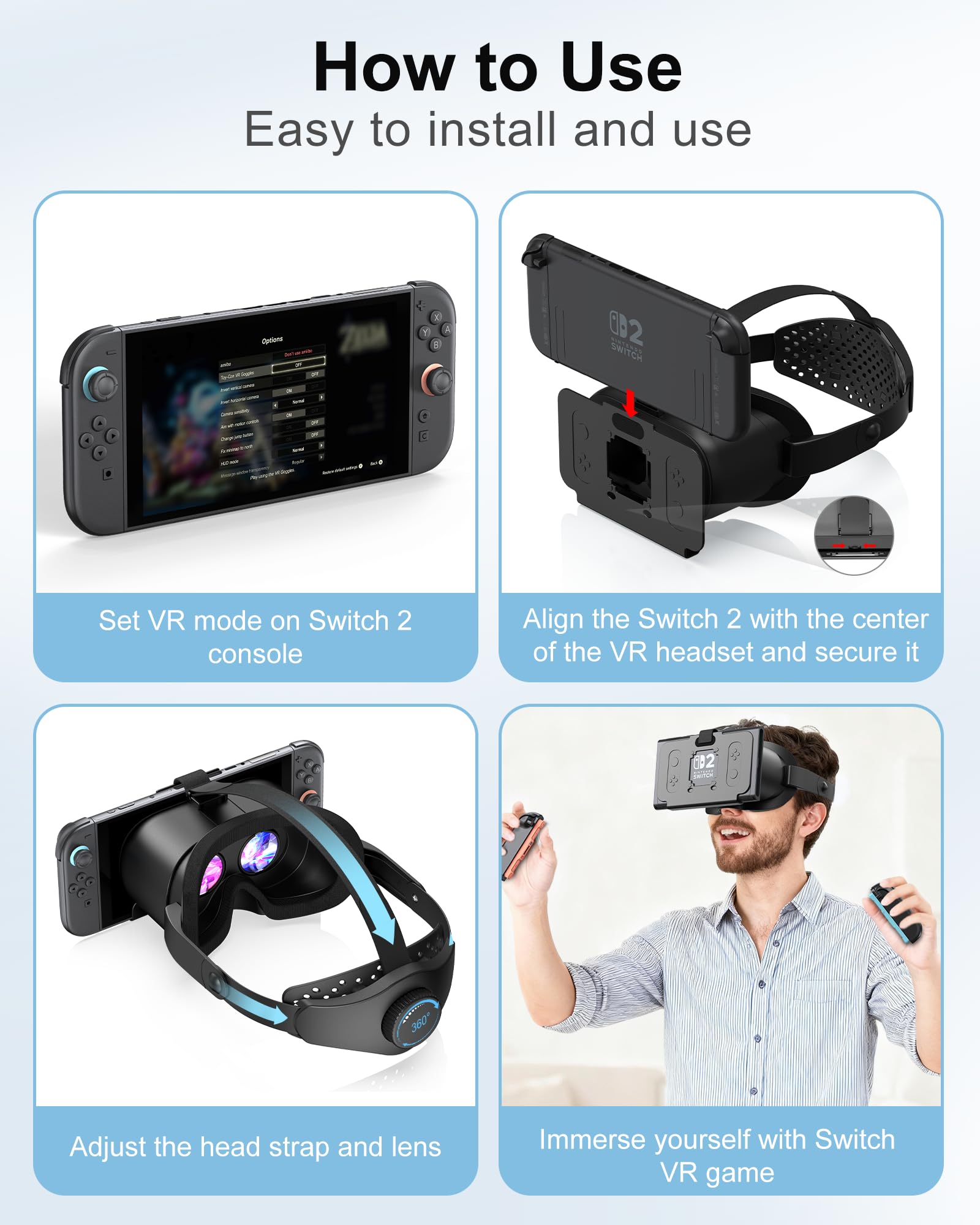 Upgraded VR Headset for Ninten - огляд і ціна Gaming Console Vr