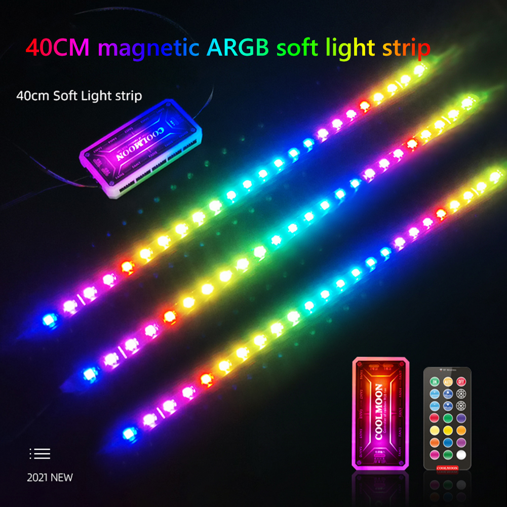 COOLMOON CM-LS40 5V ARGB PC Ca - огляд і ціна Led Gaming Light Strip