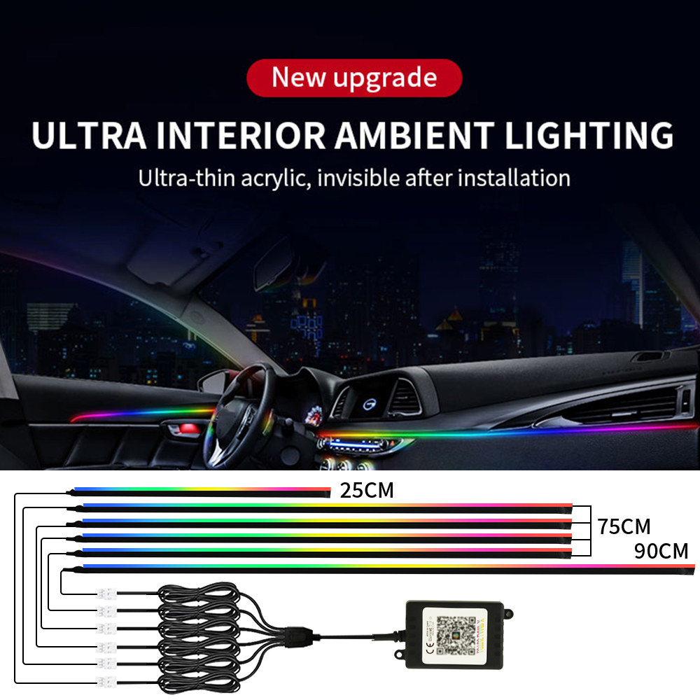 Symphony Car Ambient Lights Ki - огляд і ціна Led Gaming Light Strip