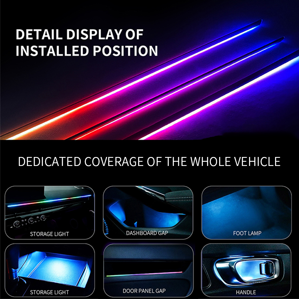 Symphony Car Ambient Lights Ki - огляд і ціна Led Gaming Light Strip