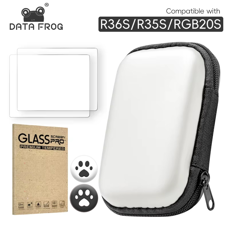 DATA FROG Tempered Glass Scree - огляд і ціна Gaming Console R36S