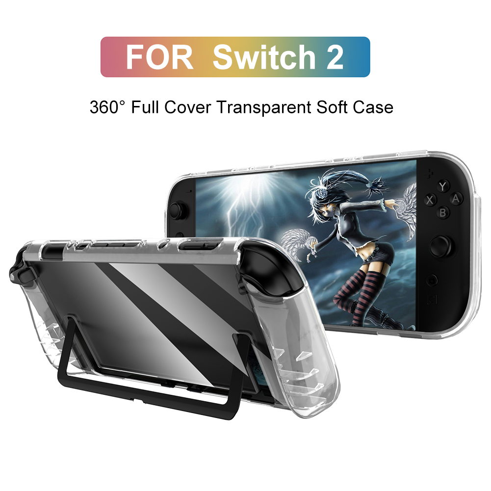 1/2/3Pcs Transparent TPU Case  - огляд і ціна Gaming Console Nintendo