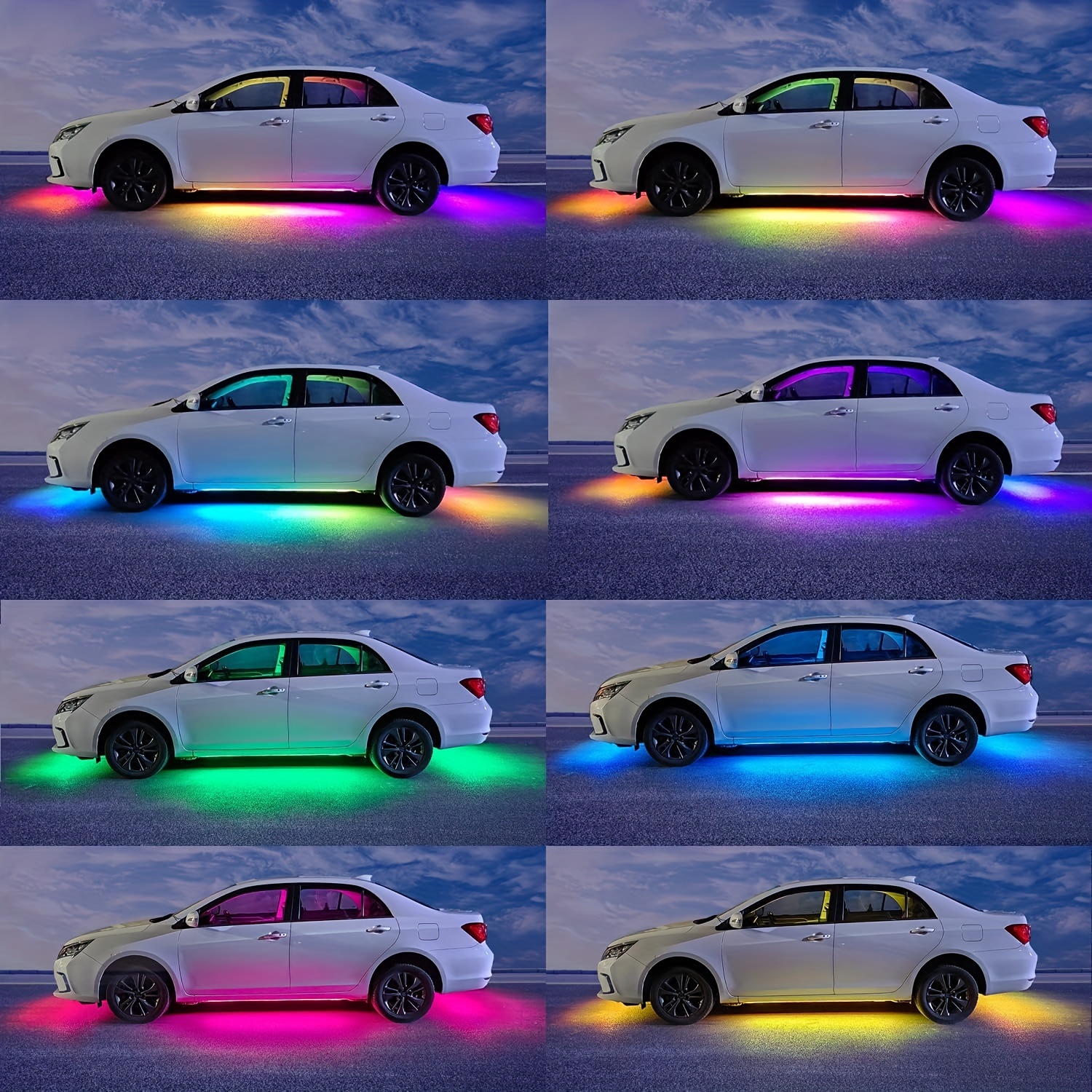 RGB Flexible Car Underglow Lig - огляд і ціна Led Gaming Light Strip