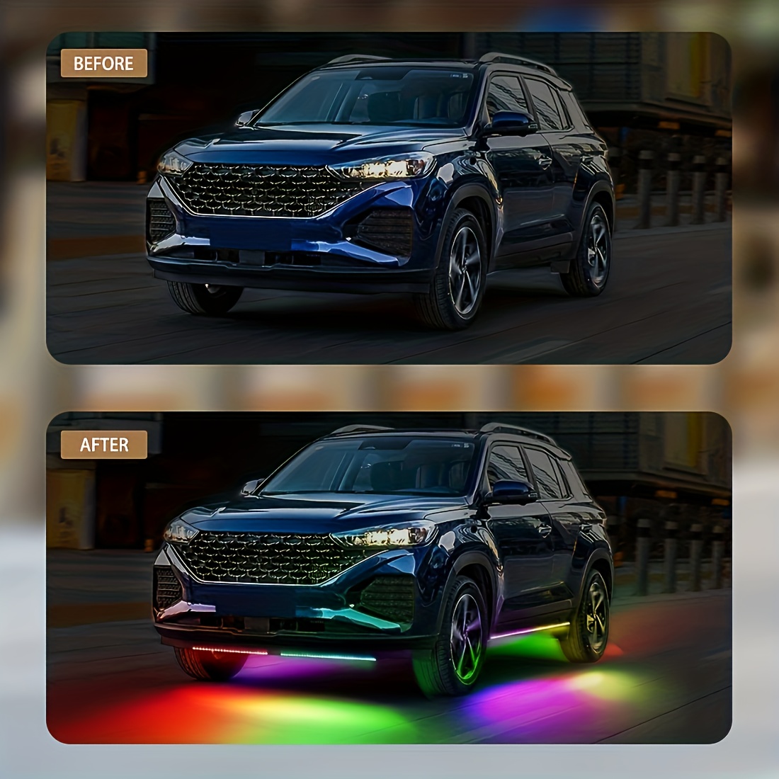 RGB Flexible Car Underglow Lig - огляд і ціна Led Gaming Light Strip