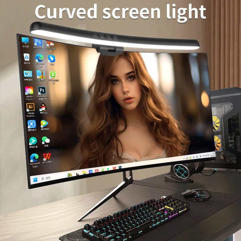 Curved LED Monitor Light Bar U - огляд і ціна Led Gaming Light Strip