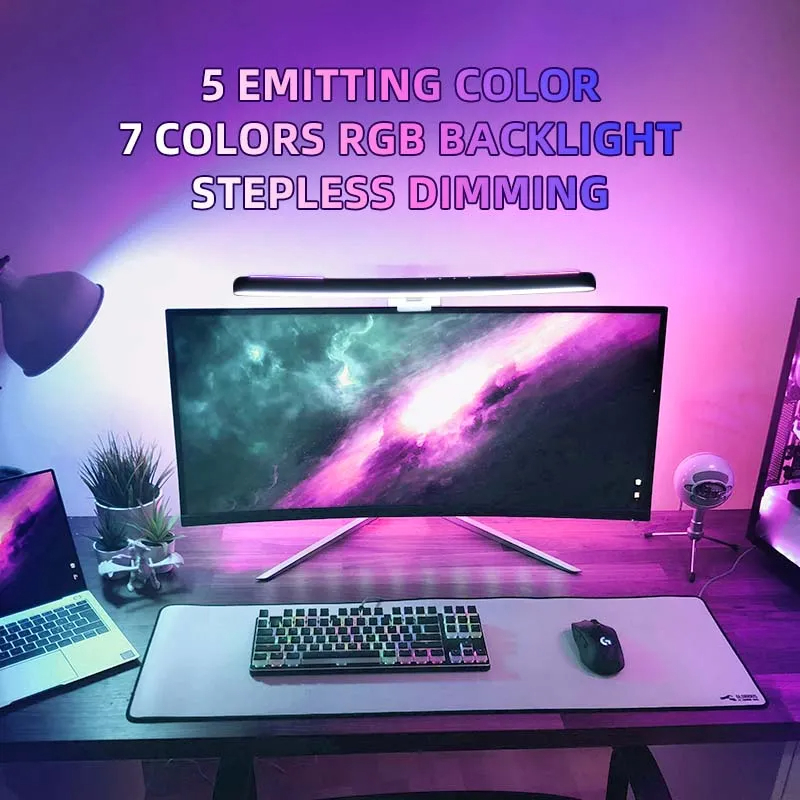 Curved LED Monitor Light Bar U - огляд і ціна Led Gaming Light Strip