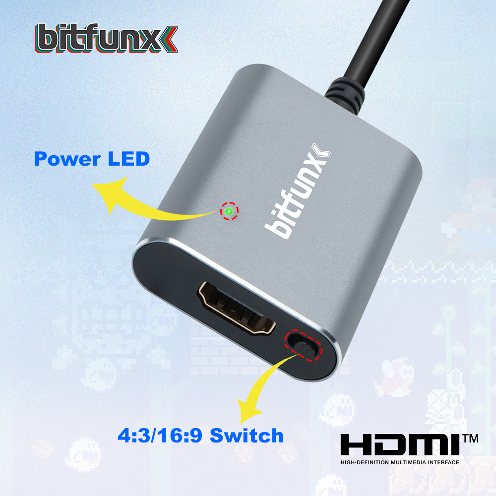 Bitfunx 720P HDMI™ Adapter S-v - огляд і ціна Gaming Console Nintendo