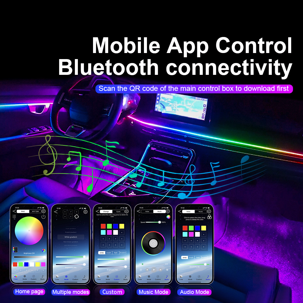 Universal Led Car Ambient Ligh - огляд і ціна Led Gaming Light Strip