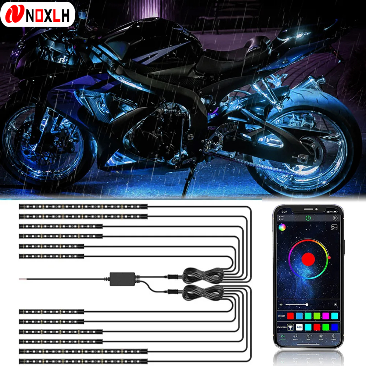 LED Motorcycle Decorative Ambi - огляд і ціна Led Gaming Light Strip
